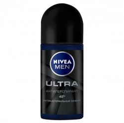 Дезодорант-антиперспирант для мужчин, Nivea (Нивея) 50 мл арт. 80031 Мен Ультра антибактериальный эффект 48 ч шариковый